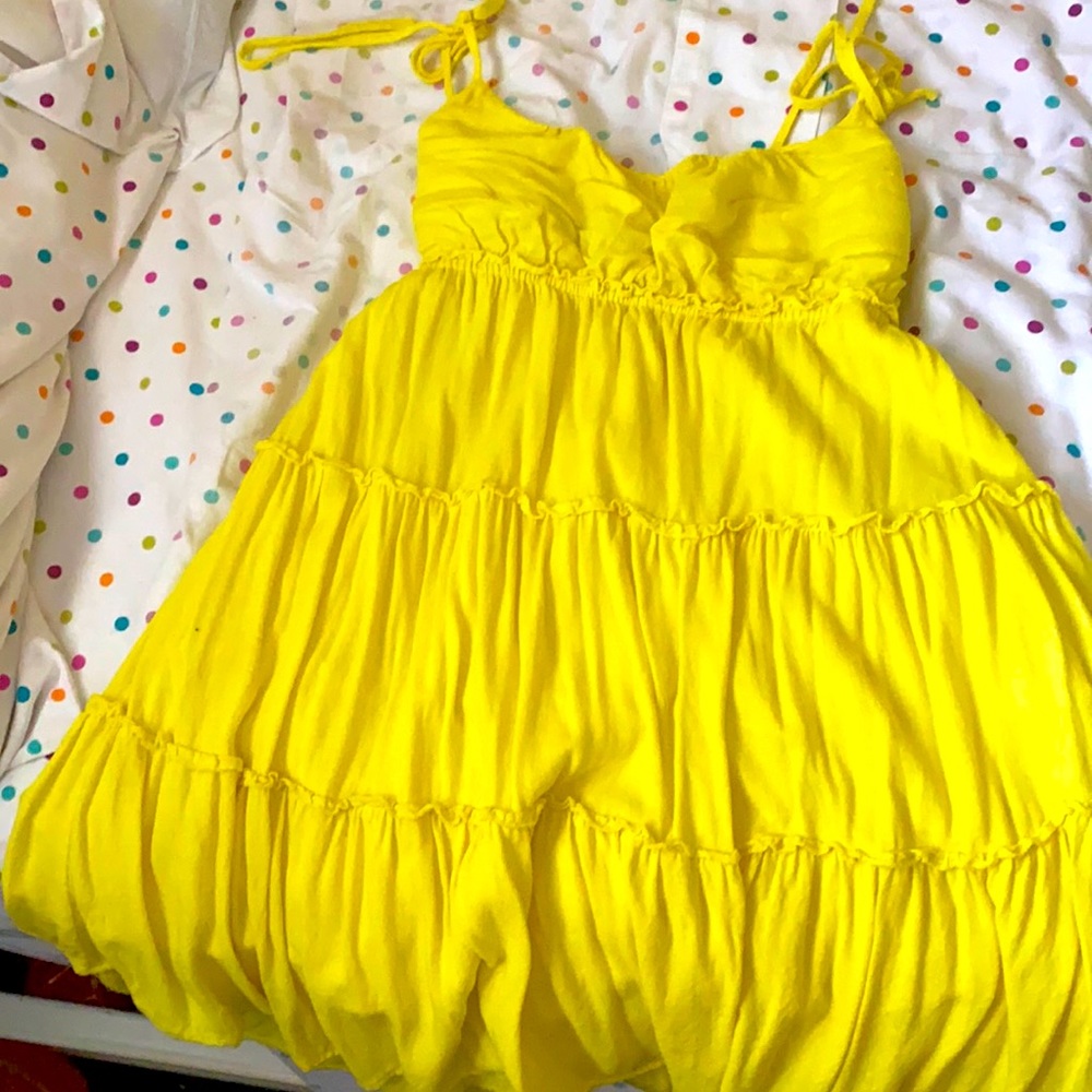 Cute yellow summer dress